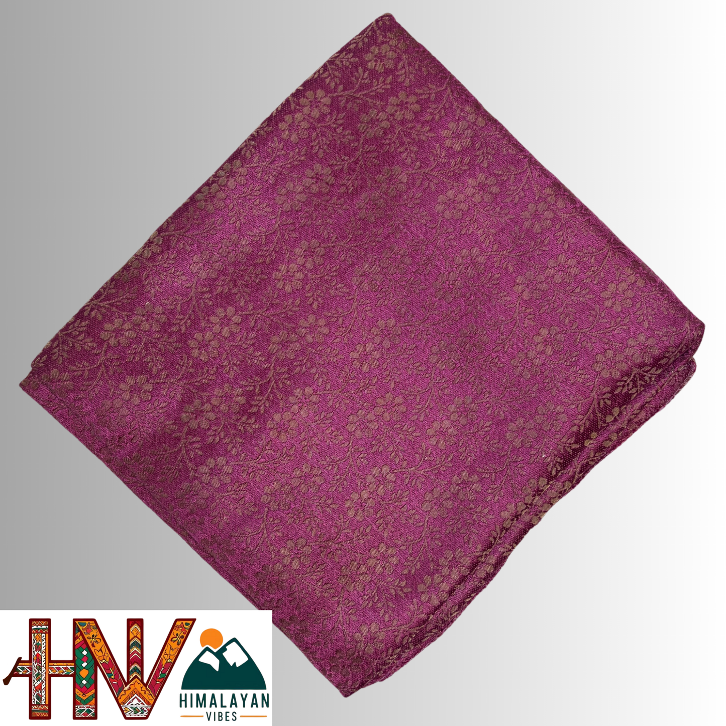 Himalayan Vibes Pink Brocade Sadri and Dhatu Combo