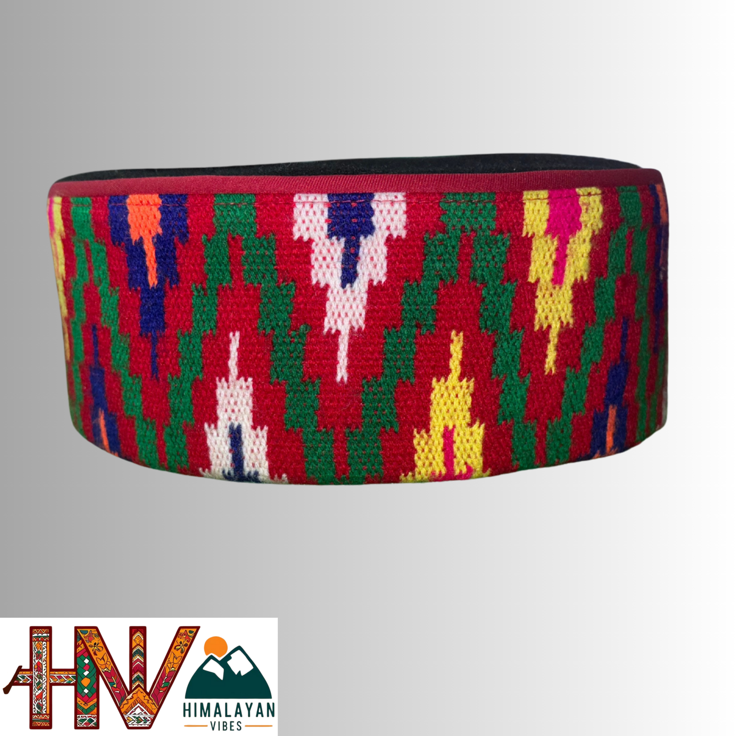 Handcrafted Kullu Cap - Pure Wool Himachali Topi with Cultural Embroidery