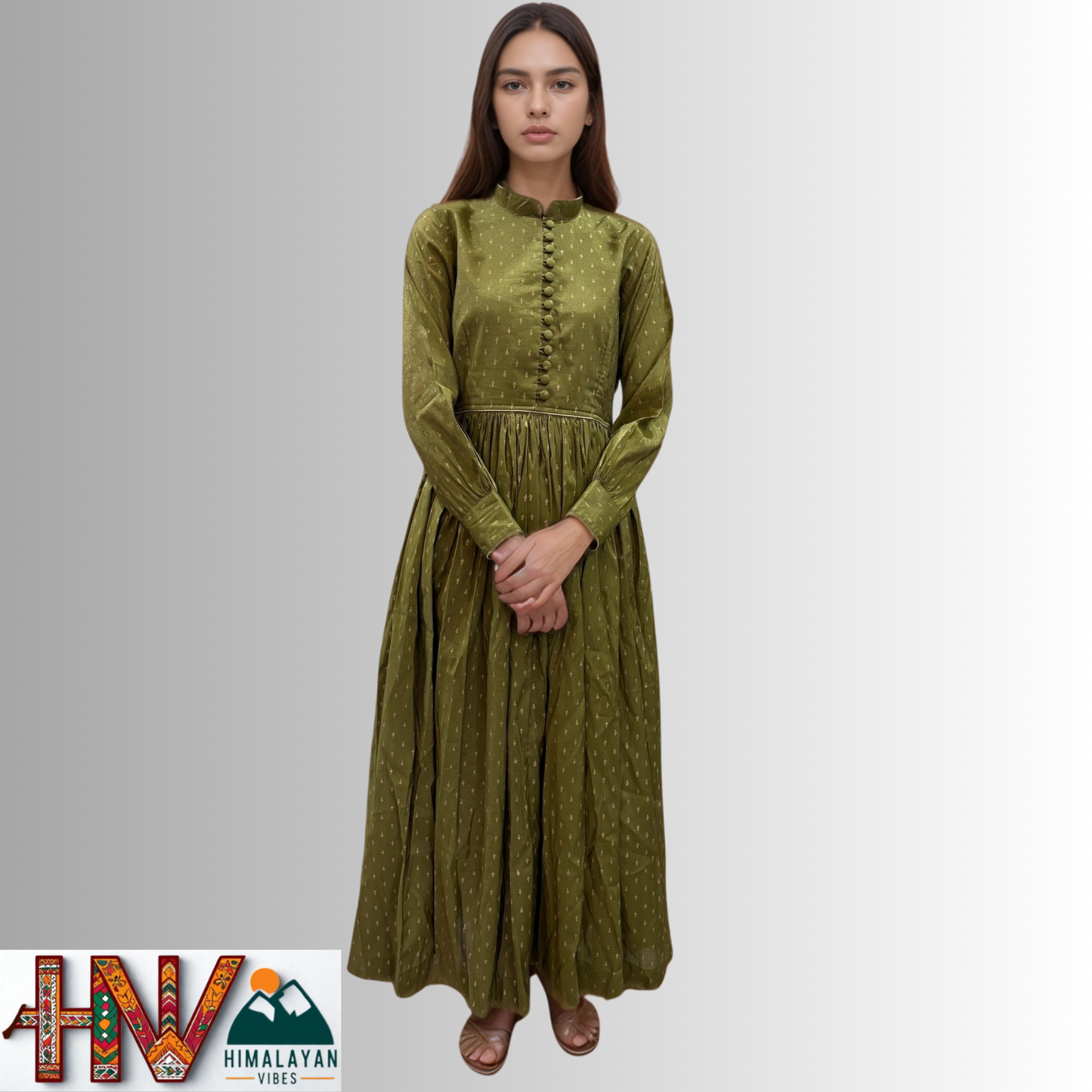 Himalayan Vibes Citron Rejta – Traditional Himachali Dress for Summer & Winter | Handcrafted Elegance