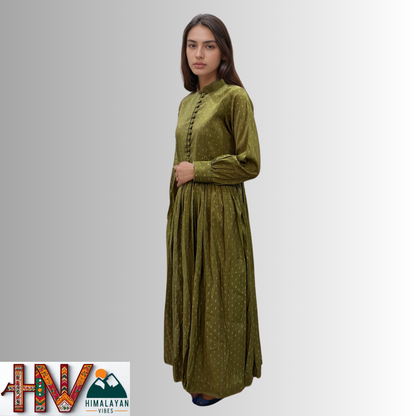 Himalayan Vibes Citron Rejta – Traditional Himachali Dress for Summer & Winter | Handcrafted Elegance