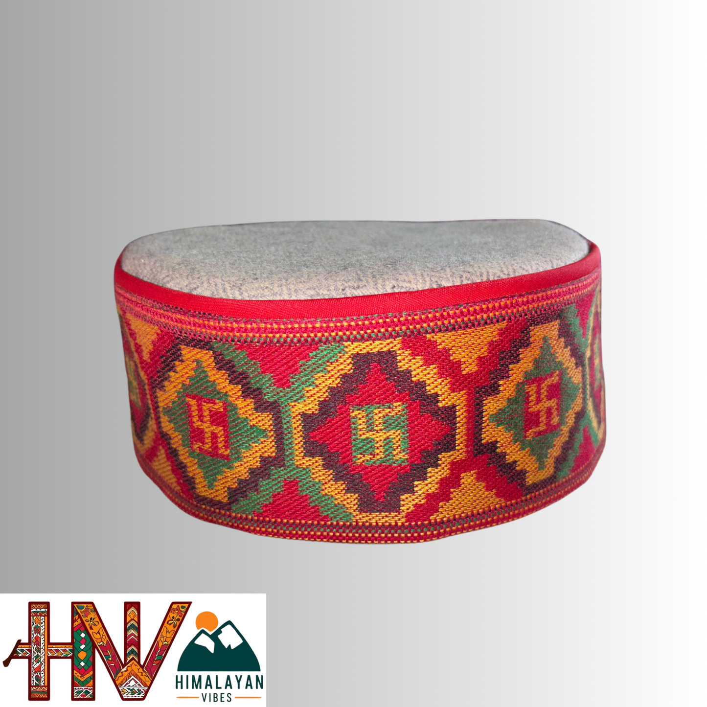 Traditional Kullu Topi - 100% Wool Handmade Himachali Cap for Men & Women