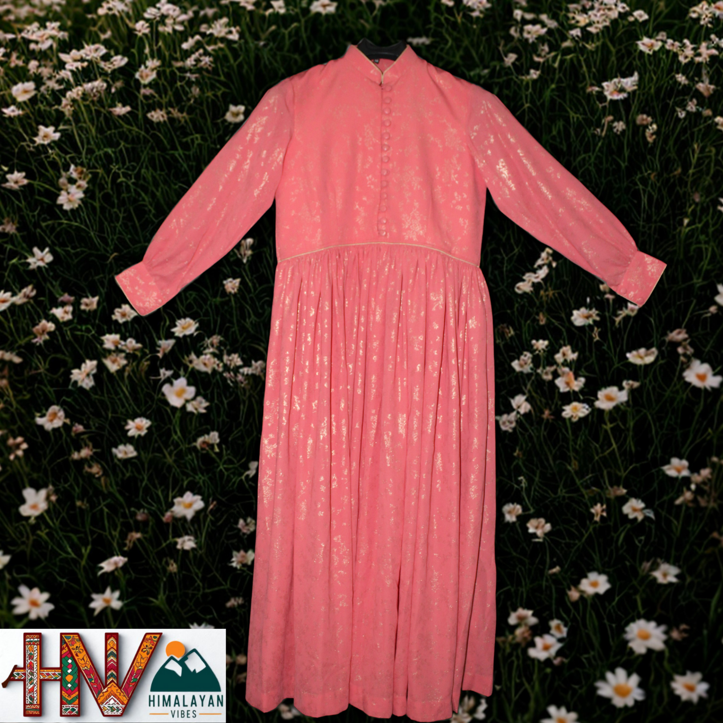 Himalayan Vibes Rose Rejta – Traditional Himachali Dress for Summer & Winter | Handcrafted Elegance