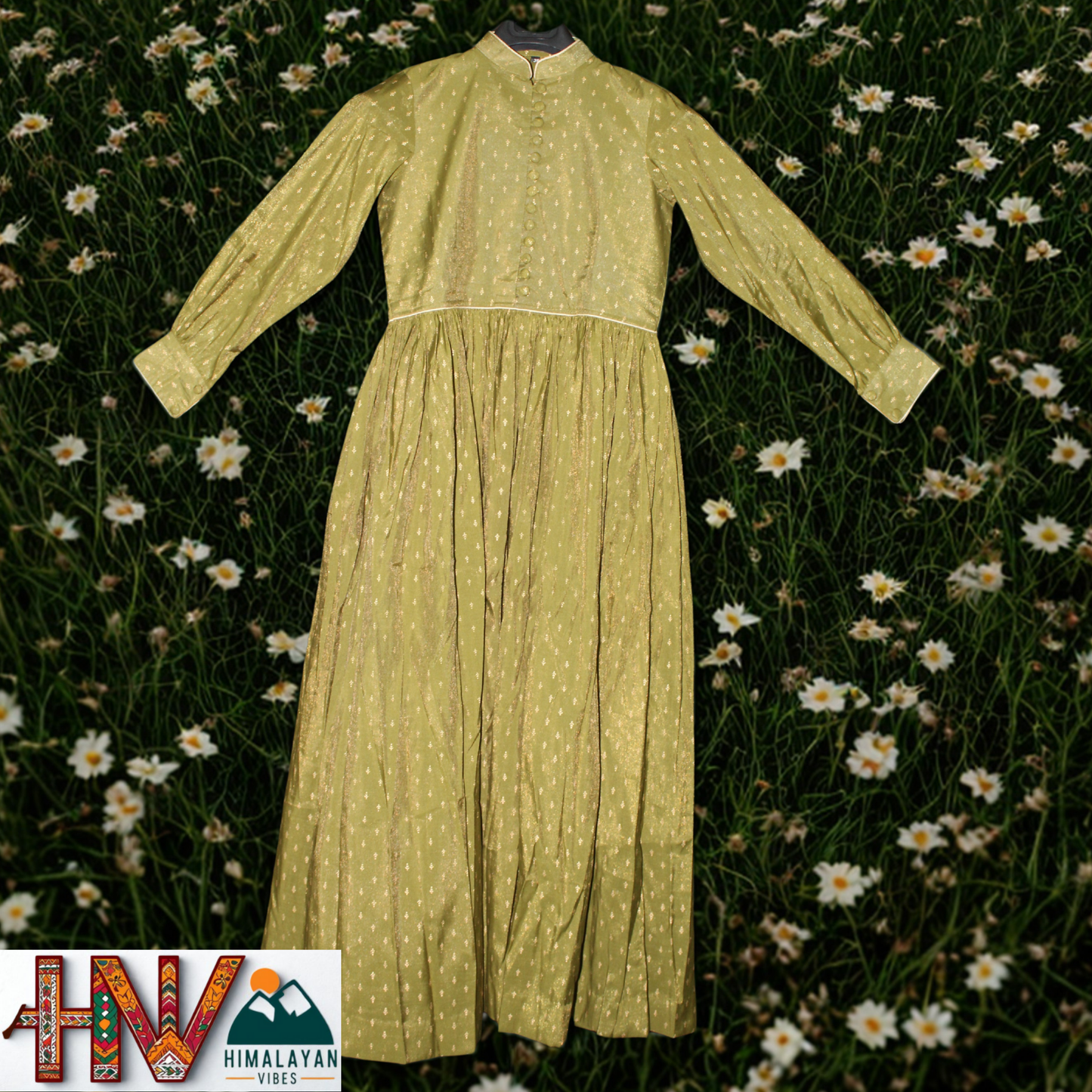 Himalayan Vibes Citron Rejta – Traditional Himachali Dress for Summer & Winter | Handcrafted Elegance