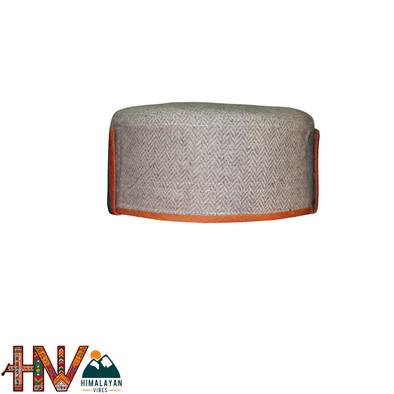 Green Himachali Cap - Bushehri Style