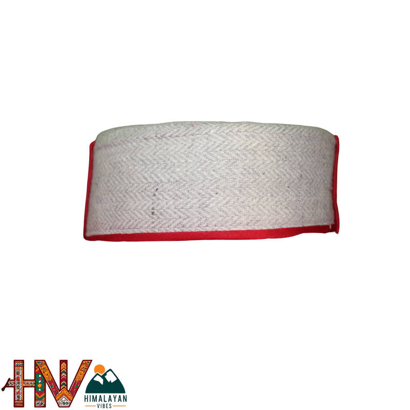 Traditional Kullu Topi - 100% Wool Handmade Himachali Cap for Men & Women