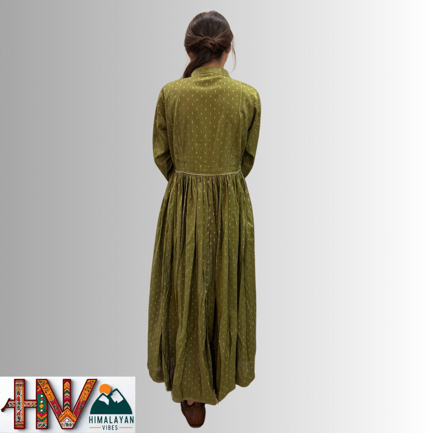 Himalayan Vibes Citron Rejta – Traditional Himachali Dress for Summer & Winter | Handcrafted Elegance