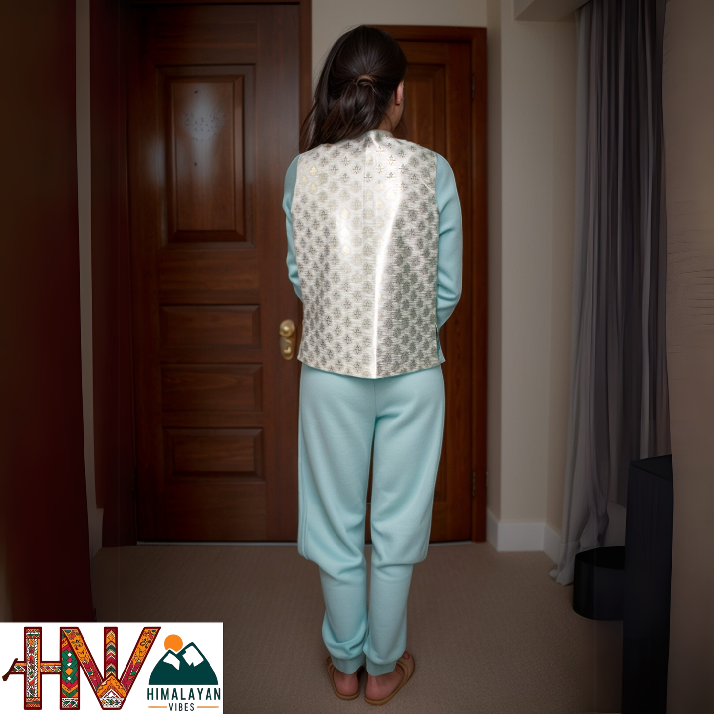 Sadri – Handmade Brocade Silk Jacket for Women | Himalayan Crafted Ethnic Wear