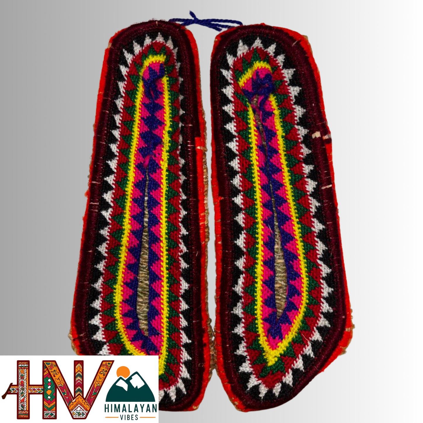 Himachali Grass Slippers (Pulla/Pulan) – Handmade Hemp & Wool Chappals