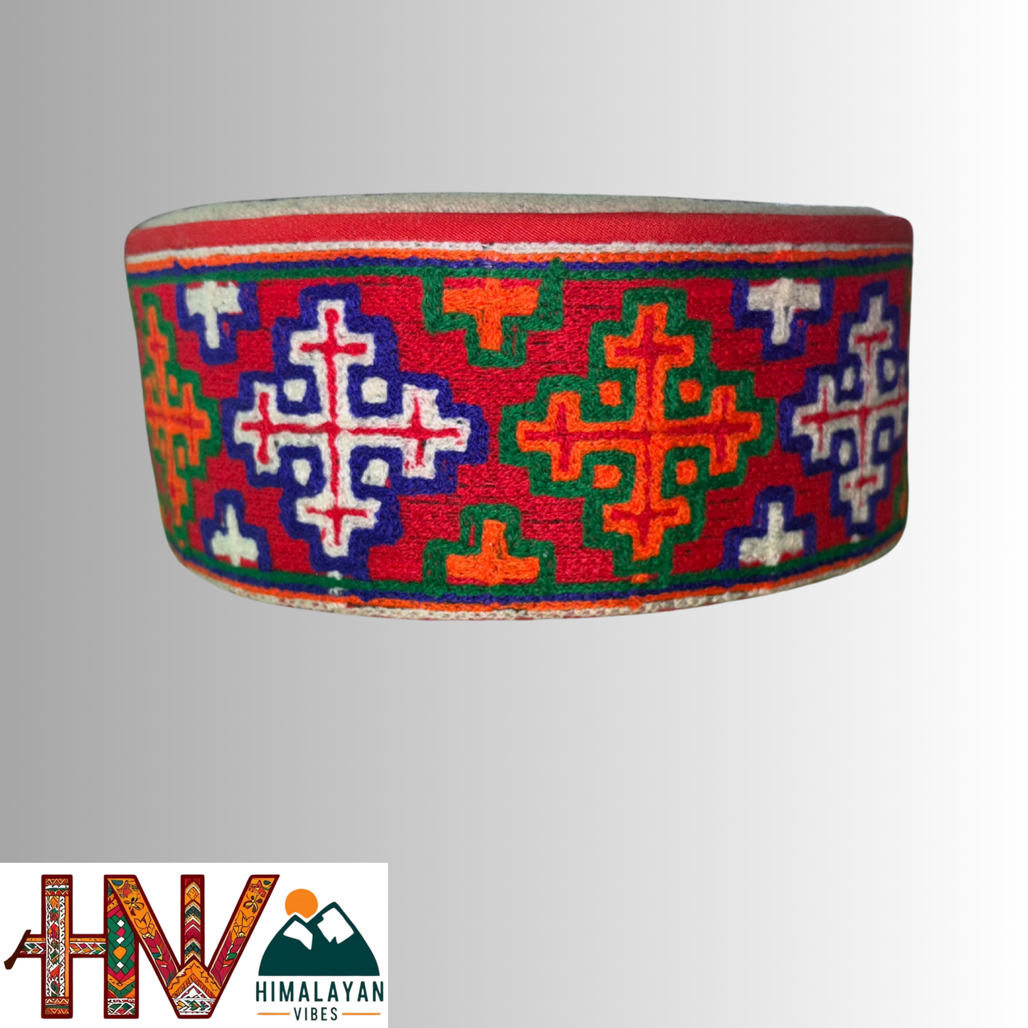 Handcrafted Kullu Cap - Pure Wool Himachali Topi with Cultural Embroidery