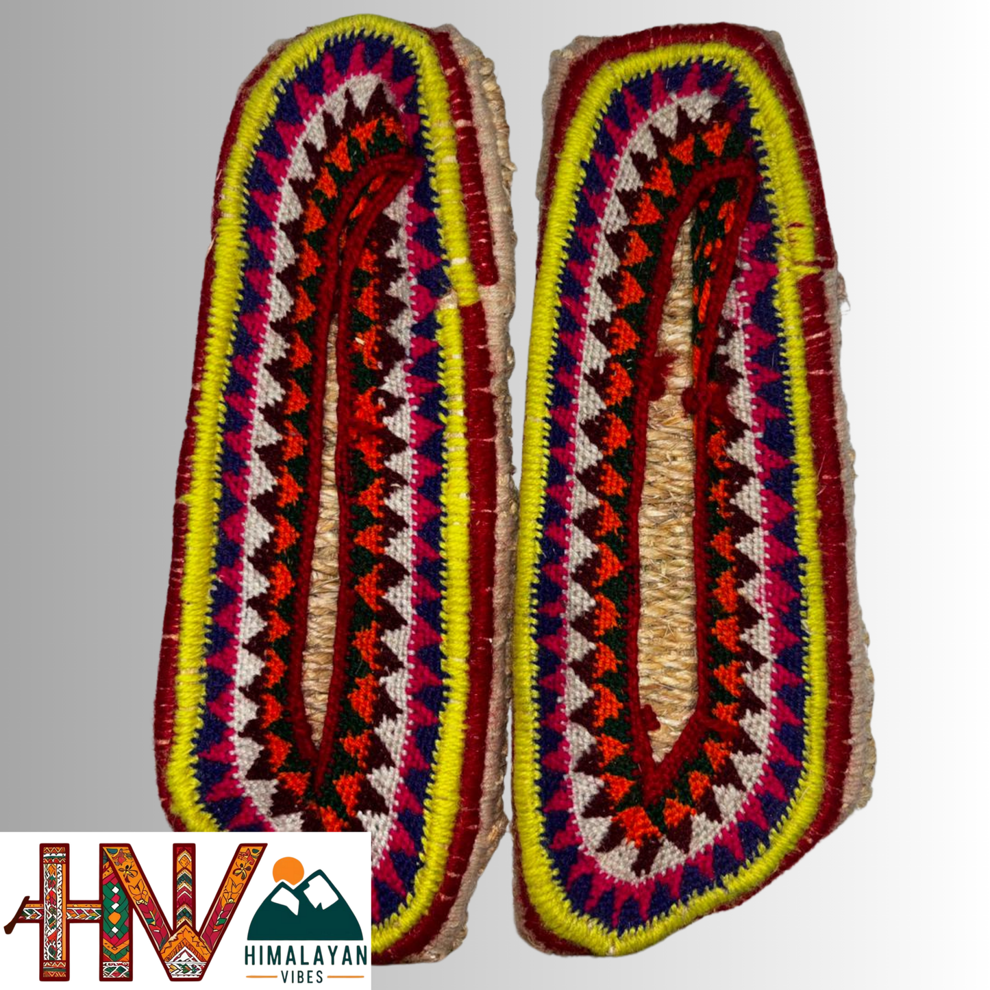 Himachali Grass Slippers (Pulla/Pulan) – Handmade Hemp & Wool Chappals