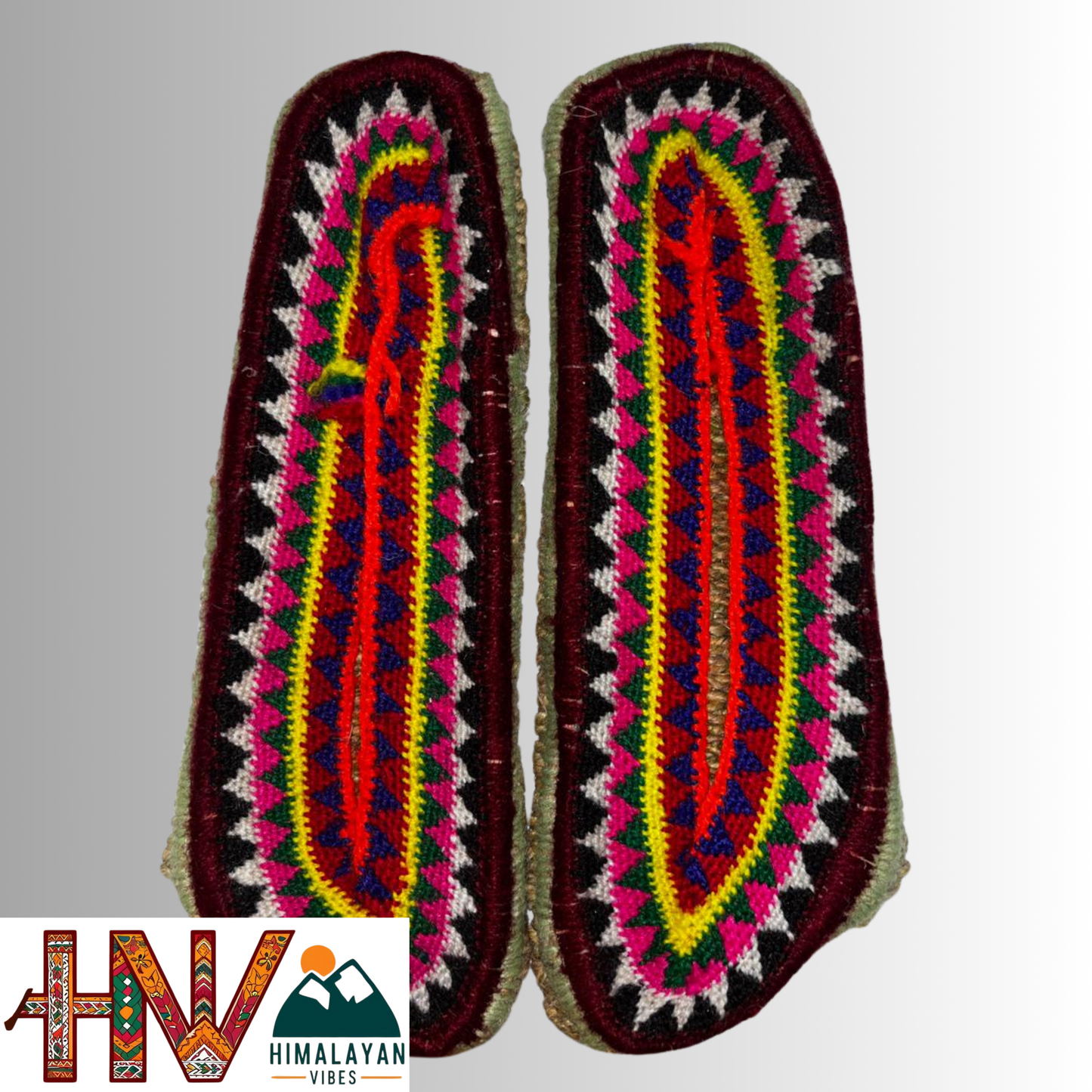 Himachali Grass Slippers (Pulla/Pulan) – Handmade Hemp & Wool Chappals
