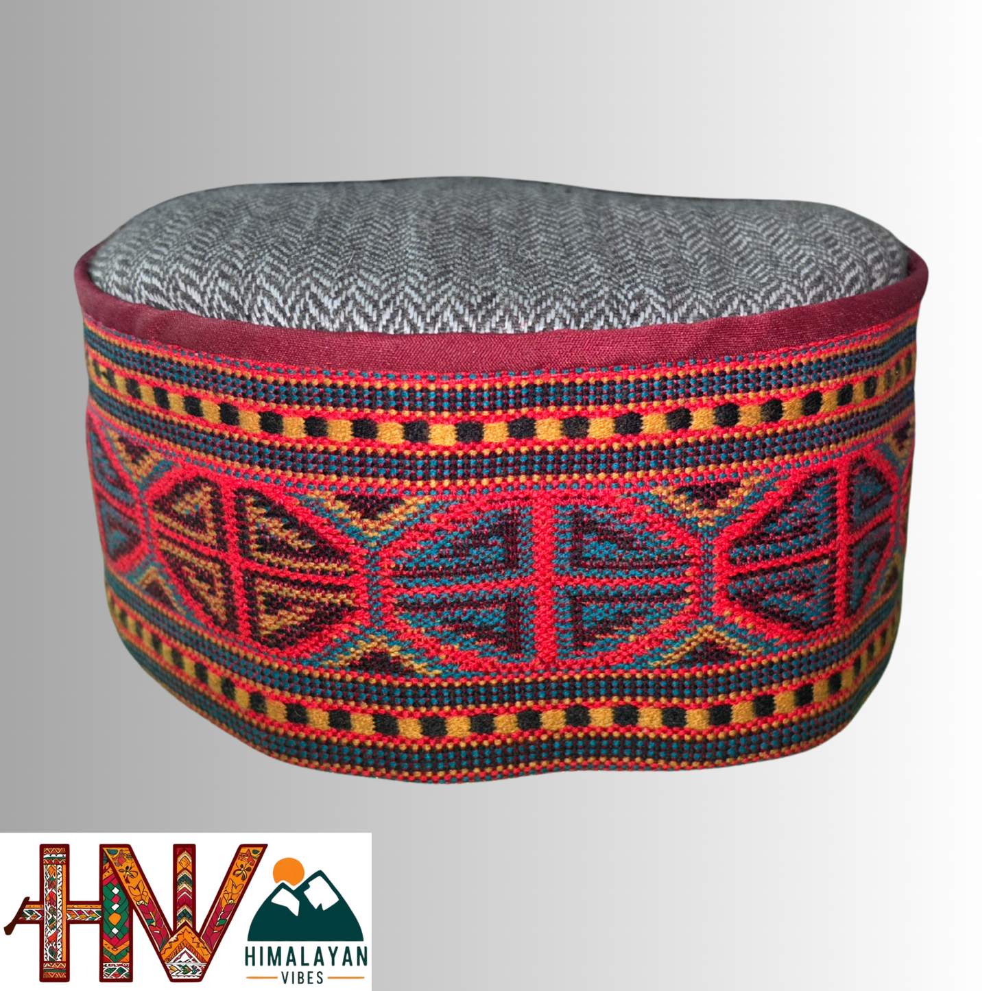 Artisanal Kullu Cap - Sustainable Handcrafted Woolen Hat from Himachal