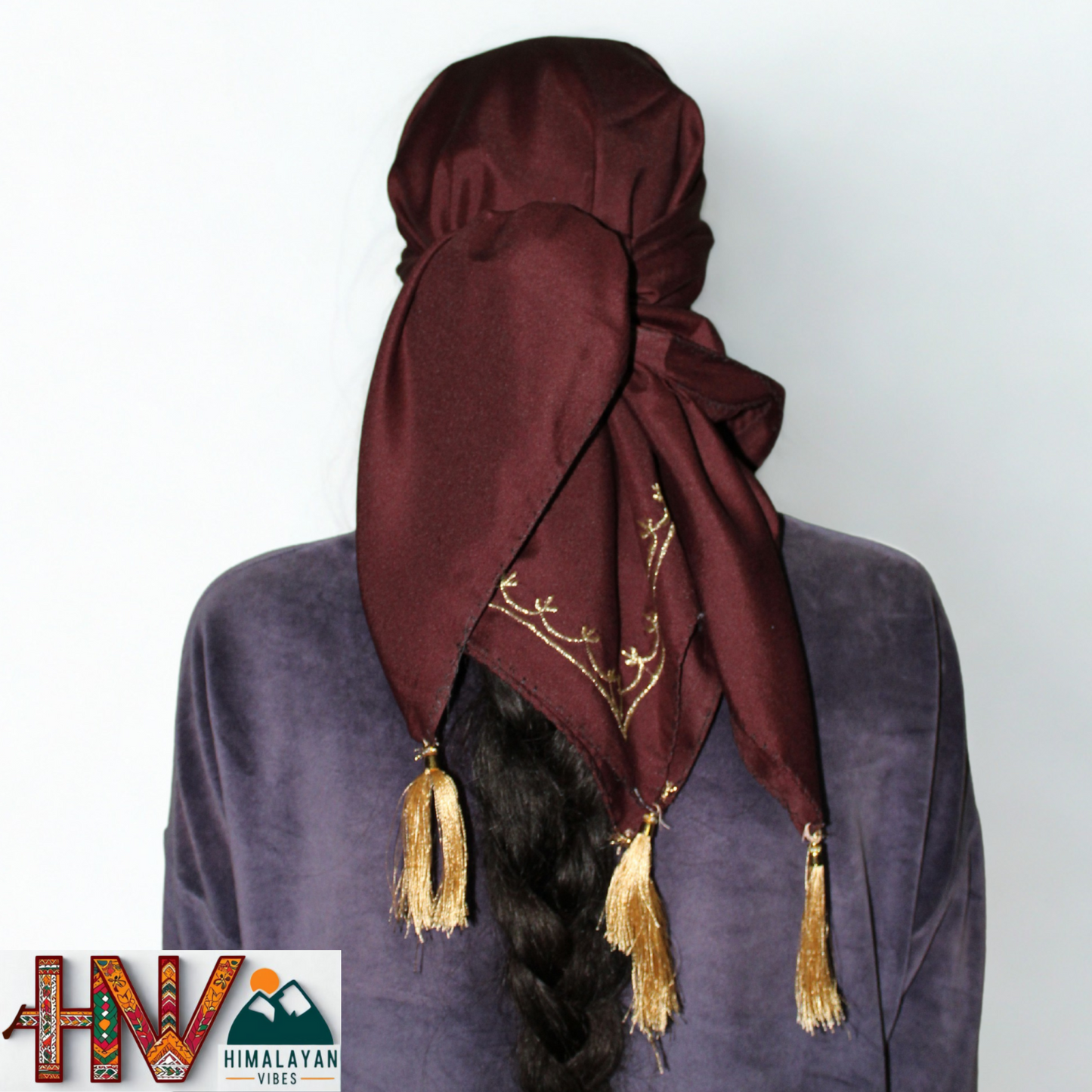 Brocade Silk Sadri & Coffee Color Embroidered Dhatu Combo