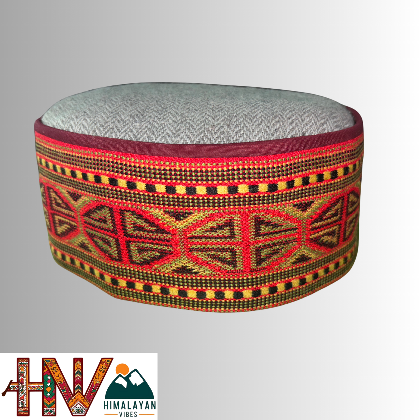 Artisanal Kullu Cap - Sustainable Handcrafted Woolen Hat from Himachal
