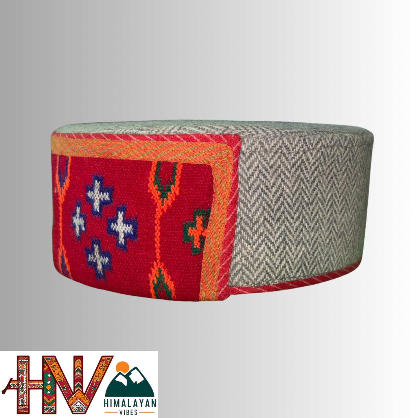 Handcrafted Kullu Cap - Pure Wool Himachali Topi with Cultural Embroidery