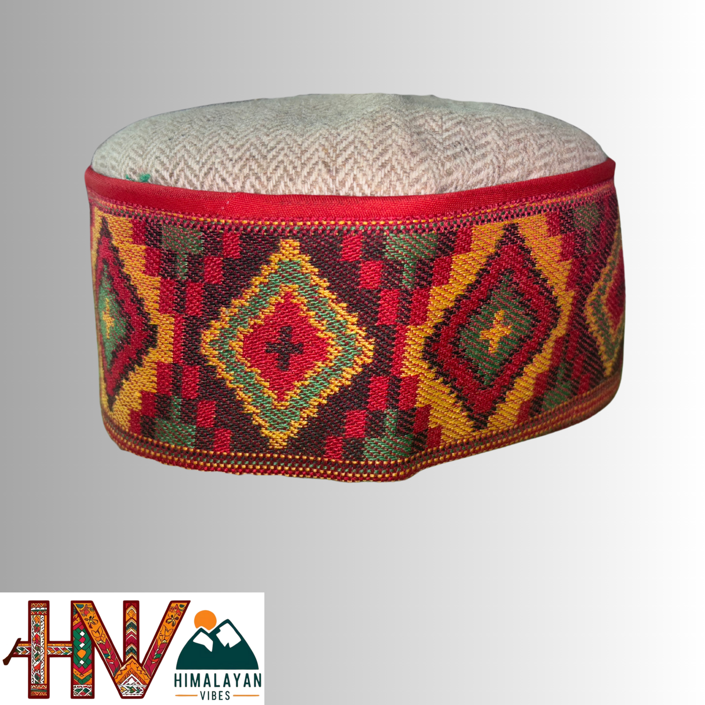 Artisanal Kullu Cap - Sustainable Handcrafted Woolen Hat from Himachal