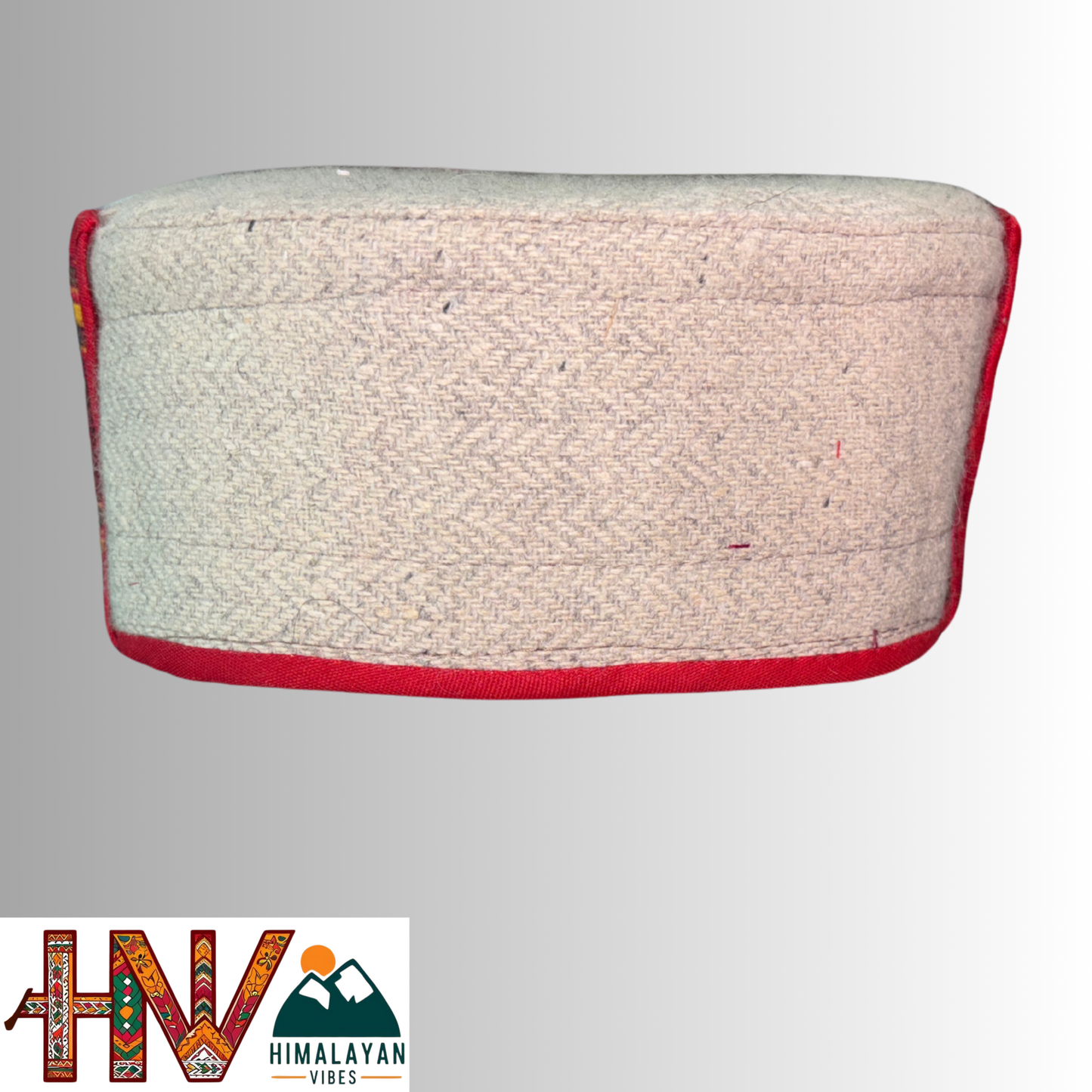 Artisanal Kullu Cap - Sustainable Handcrafted Woolen Cap with Kullu Patti design By Himalayan Vibes