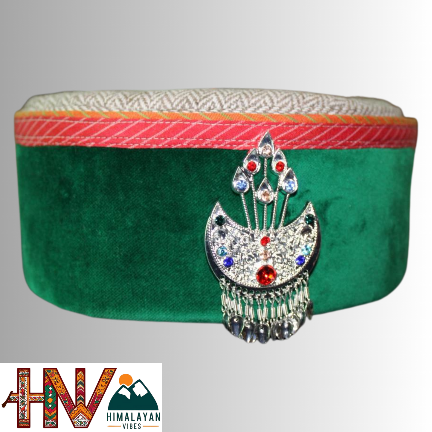 Himachali Cap - Bushehri Style with Kalgi