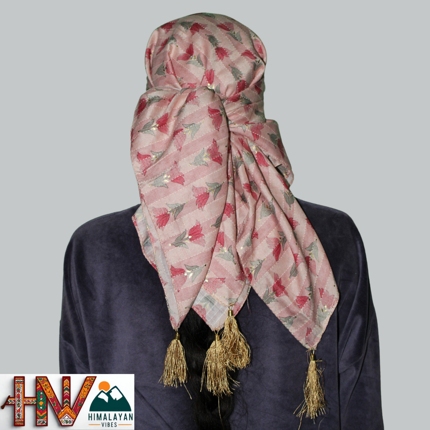 Red Sadri & Rayon Tan Color Dhatu Combo