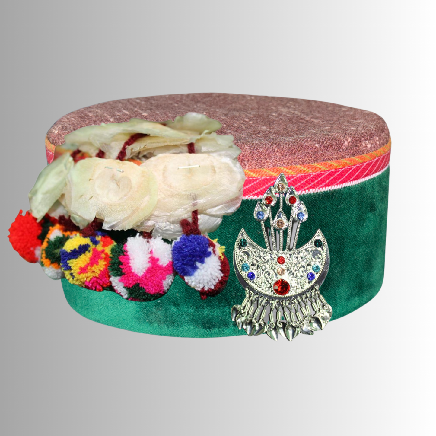 Designer Himachali Cap - Bushehri Style