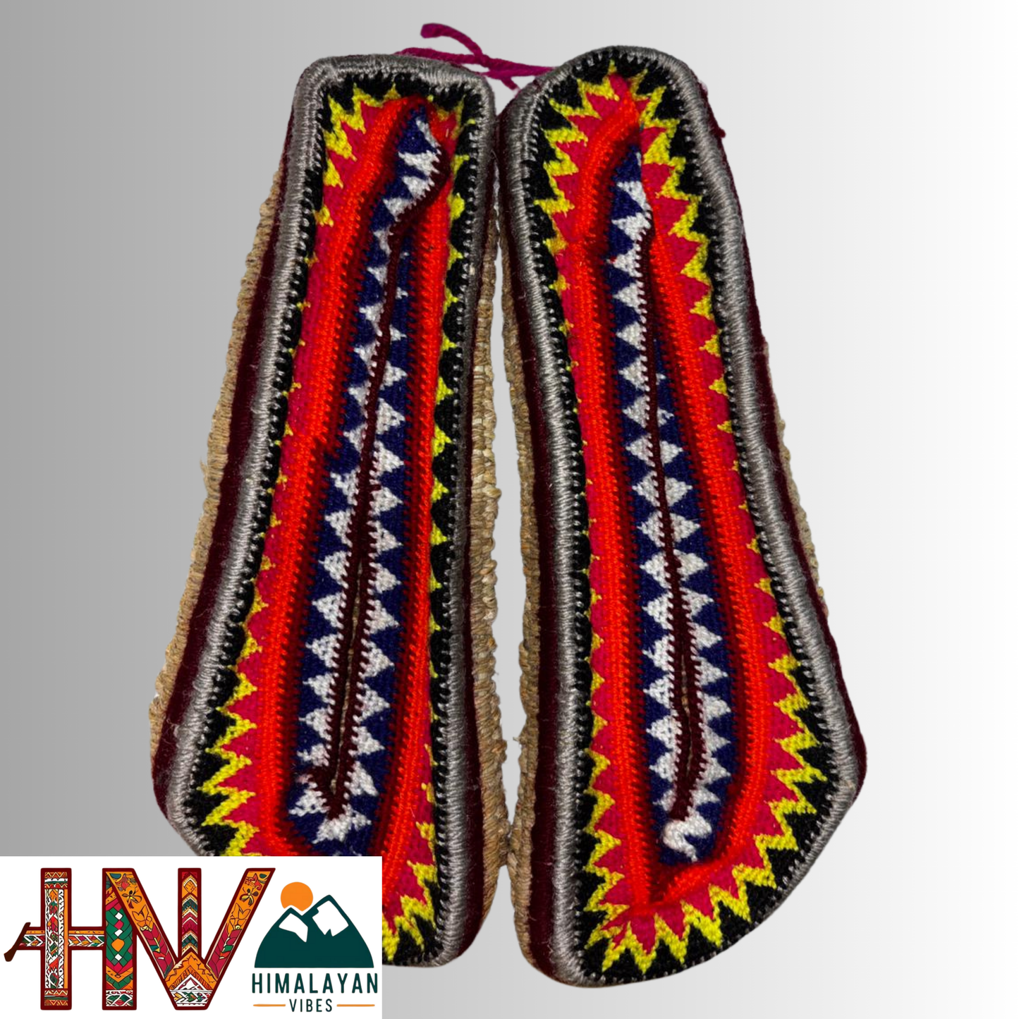 Himachali Grass Slippers (Pulla/Pulan) – Handmade Hemp & Wool Chappals